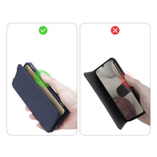 Заредете изображение във визуализатора на галерията – DUX DUCIS Skin X Bookcase type case for Samsung Galaxy A12 / Galaxy M12 blue - TopMag
