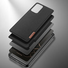 Заредете изображение във визуализатора на галерията – Dux Ducis Fino case covered with nylon material for Samsung Galaxy A72 4G black - TopMag
