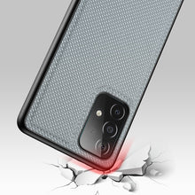 Заредете изображение във визуализатора на галерията – Dux Ducis Fino case covered with nylon material for Samsung Galaxy A72 4G gray - TopMag
