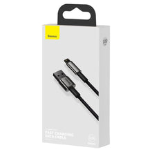 Заредете изображение във визуализатора на галерията – Baseus Tungsten USB - Lightning cable 2,4 A 1 m black (CALWJ-01) - TopMag
