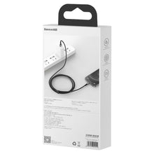 Заредете изображение във визуализатора на галерията – Baseus Tungsten USB - Lightning cable 2,4 A 1 m black (CALWJ-01) - TopMag
