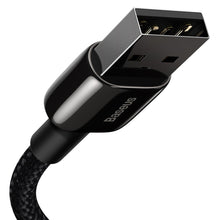 Заредете изображение във визуализатора на галерията – Baseus Tungsten USB - Lightning cable 2,4 A 1 m black (CALWJ-01) - TopMag
