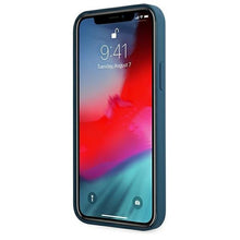 Заредете изображение във визуализатора на галерията – Guess GUHCP12LLSLMGBL iPhone 12 Pro Max 6,7" niebieski/blue hardcase Metal Logo Script - TopMag
