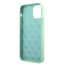 Заредете изображение във визуализатора на галерията – Guess GUHCP12MLSLMGGN iPhone 12/12 Pro 6,1" zielony/green hardcase Metal Logo Script - TopMag
