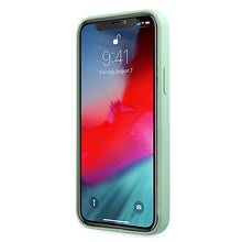 Заредете изображение във визуализатора на галерията – Guess GUHCP12SLSLMGGN iPhone 12 mini 5,4" zielony/green hardcase Metal Logo Script - TopMag
