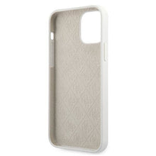 Заредете изображение във визуализатора на галерията – Guess GUHCP12SLSLMGWH iPhone 12 mini 5,4" biały/white hardcase Metal Logo Script - TopMag
