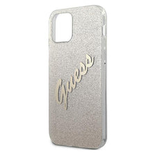 Заредете изображение във визуализатора на галерията – Guess GUHCP12SPCUGLSGO iPhone 12 mini 5,4" złoty/gold hardcase Glitter Gradient Script - TopMag
