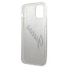Заредете изображение във визуализатора на галерията – Guess GUHCP12SPCUGLSGO iPhone 12 mini 5,4" złoty/gold hardcase Glitter Gradient Script - TopMag
