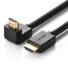 Заредете изображение във визуализатора на галерията – Ugreen HD103 Cable 270 Degree HDMI 2.0 / 4K / 60Hz / 1080p / 30AWG / 3m Black (10122)

