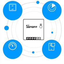 Заредете изображение във визуализатора на галерията – Sonoff MINI R2 WI-FI Wireless Smart Switch (inside electrical box) white (M0802010010) - TopMag
