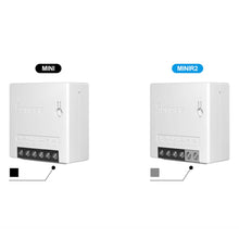 Заредете изображение във визуализатора на галерията – Sonoff MINI R2 WI-FI Wireless Smart Switch (inside electrical box) white (M0802010010) - TopMag
