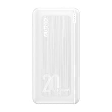 Заредете изображение във визуализатора на галерията – Dudao powerbank 20000 mAh Power Delivery 20 W Quick Charge 3.0 2x USB / USB Type C white (K12PQ + white) - TopMag
