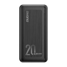 Заредете изображение във визуализатора на галерията – Dudao powerbank 20000 mAh Power Delivery 20 W Quick Charge 3.0 2x USB / USB Type C black (K12PQ + black) - TopMag
