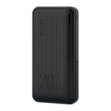 Заредете изображение във визуализатора на галерията – Dudao powerbank 20000 mAh Power Delivery 20 W Quick Charge 3.0 2x USB / USB Type C black (K12PQ + black) - TopMag
