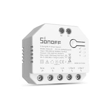 Заредете изображение във визуализатора на галерията – Sonoff two-channel smart switch Wi-Fi relay white (DUALR3) - TopMag

