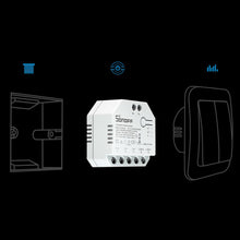 Заредете изображение във визуализатора на галерията – Sonoff two-channel smart switch Wi-Fi relay white (DUALR3) - TopMag
