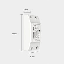 Заредете изображение във визуализатора на галерията – Sonoff RFR2 Smart Wireless Switch Relay Wi-Fi Controller 433MHz RF White (M0802010002) - TopMag
