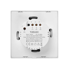 Заредете изображение във визуализатора на галерията – Sonoff T2EU2C-TX Two-channel Touch Light Switch Wi-Fi Button White (IM190314016) - TopMag
