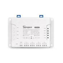 Заредете изображение във визуализатора на галерията – Sonoff 4CH Pro R3 4-channel WiFi switch + RF 433MHz (M0802010004) - TopMag
