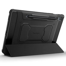 Заредете изображение във визуализатора на галерията – Spigen Rugged Armor Pro case for Samsung Galaxy Tab S9 FE 10.9'' X510 / X516B - black
