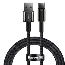 Заредете изображение във визуализатора на галерията – Baseus Tungsten USB - USB Type C cable 66 W (11 V / 6 A) Quick Charge AFC FCP SCP 1 m black (CATWJ-B01) - TopMag
