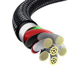 Заредете изображение във визуализатора на галерията – Baseus Tungsten USB - USB Type C cable 66 W (11 V / 6 A) Quick Charge AFC FCP SCP 1 m black (CATWJ-B01) - TopMag
