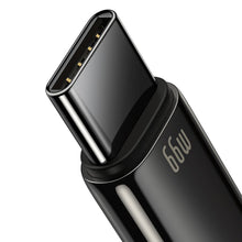 Заредете изображение във визуализатора на галерията – Baseus Tungsten USB - USB Type C cable 66 W (11 V / 6 A) Quick Charge AFC FCP SCP 2 m black (CATWJ-C01) - TopMag
