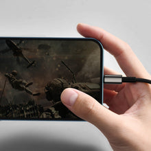 Заредете изображение във визуализатора на галерията – Baseus Tungsten 3in1 USB cable - USB Type C / Lightning / micro USB 3.5 A 1.5 m black (CAMLTWJ-01) - TopMag
