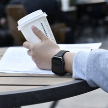 Заредете изображение във визуализатора на галерията – Baseus Slip-Thru Strap Band Bracelet for Apple Watch 3/4/5/6 / SE / 7/8 / Ultra 42mm / 44mm / 45mm / 49mm Black (LBWSE-A01) - TopMag
