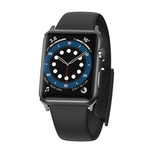 Заредете изображение във визуализатора на галерията – Baseus Slip-Thru Strap Band Bracelet for Apple Watch 3/4/5/6 / SE / 7/8 / Ultra 42mm / 44mm / 45mm / 49mm Black (LBWSE-A01) - TopMag
