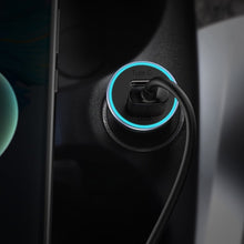 Заредете изображение във визуализатора на галерията – Baseus Golden Contactor Pro fast USB car charger Type C / USB 40 W Power Delivery 3.0 Quick Charge 4+ SCP FCP AFC + USB cable - USB Type C gray (TZCCJD-0G) - TopMag
