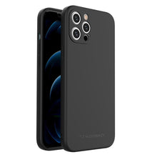 Заредете изображение във визуализатора на галерията – Wozinsky Color Case silicone flexible durable case iPhone 12 Pro Max black - TopMag
