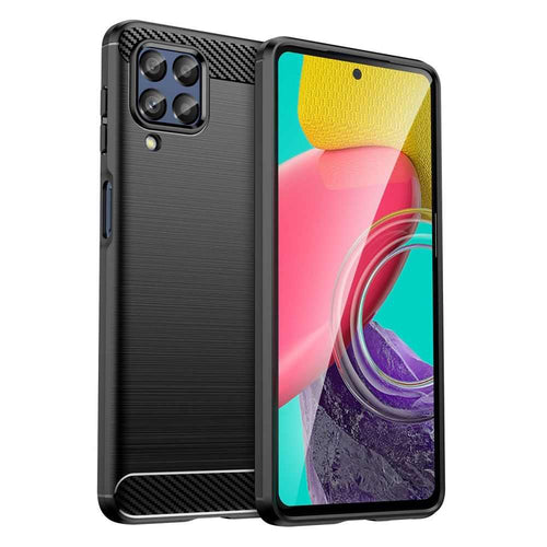 Forcell carbon гръб за samsung galaxy m53 black - TopMag