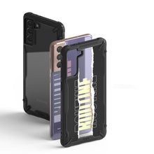 Заредете изображение във визуализатора на галерията – Ringke Fusion X Design durable PC Case with TPU Bumper for Samsung Galaxy S21+ 5G (S21 Plus 5G) black (Routine) (XDSG0054) - TopMag
