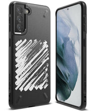 Заредете изображение във визуализатора на галерията – Ringke Onyx Design Durable TPU Case Cover for Samsung Galaxy S21+ 5G (S21 Plus 5G) black (Paint) (OXAP0054) - TopMag
