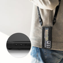 Заредете изображение във визуализатора на галерията – Ringke Fusion X Design durable PC Case with TPU Bumper for Samsung Galaxy S21 Ultra 5G black (Routine) (XDSG0057) - TopMag
