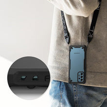 Заредете изображение във визуализатора на галерията – Ringke Fusion X Design durable PC Case with TPU Bumper for Samsung Galaxy A52 / A52 5G / A52s 5G Camo Black (XDSG0047) - TopMag
