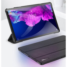 Заредете изображение във визуализатора на галерията – DUX DUCIS Domo Tablet Cover with Multi-angle Stand and Smart Sleep Function for Lenovo Tab P11 black - TopMag
