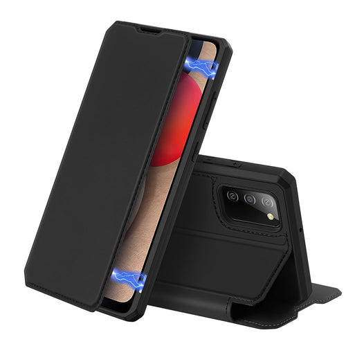 DUX DUCIS Skin X Bookcase type case for Samsung Galaxy A02s EU black - TopMag