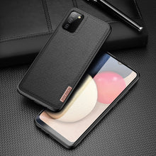 Заредете изображение във визуализатора на галерията – Dux Ducis Fino case covered with nylon material for Samsung Galaxy A02s EU black - TopMag
