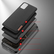 Заредете изображение във визуализатора на галерията – Dux Ducis Fino case covered with nylon material for Samsung Galaxy A02s EU black - TopMag
