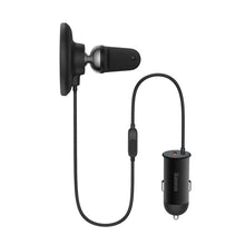 Заредете изображение във визуализатора на галерията – Baseus inductive car charger 40W air vent holder black
