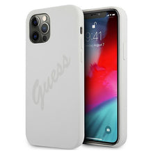 Заредете изображение във визуализатора на галерията – Guess GUHCP12LLSVSCR iPhone 12 Pro Max 6,7" kremowy/cream hardcase Script Vintage - TopMag
