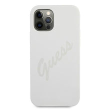 Заредете изображение във визуализатора на галерията – Guess GUHCP12LLSVSCR iPhone 12 Pro Max 6,7" kremowy/cream hardcase Script Vintage - TopMag
