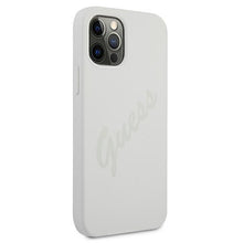 Заредете изображение във визуализатора на галерията – Guess GUHCP12LLSVSCR iPhone 12 Pro Max 6,7" kremowy/cream hardcase Script Vintage - TopMag
