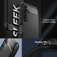 Заредете изображение във визуализатора на галерията – SPIGEN Rugged Armor case for SAMSUNG A14 4G / LTE matte black
