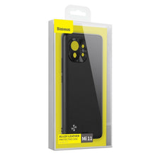 Заредете изображение във визуализатора на галерията – Baseus Alloy Leather Case durable case with a camera cover Xiaomi Mi 11 black (WIXM11-01) - TopMag
