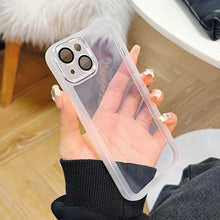 Заредете изображение във визуализатора на галерията – Protective Lens Case for Iphone 15 Pro white clear
