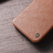 Заредете изображение във визуализатора на галерията – Nillkin Qin Leather Pro Case for Samsung Galaxy A54 5G Flip Cover Camera Cover Brown
