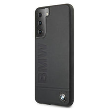 Заредете изображение във визуализатора на галерията – Etui BMW BMHCS21MSLLNA S21+ G996 granatowy/navy hardcase Signature Logo Imprint - TopMag
